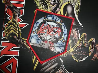 Buy Slayer Patch Shield Thrash Metal Battle Jacket  Xx66 • 12.38£