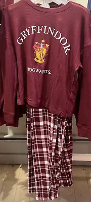 Buy Harry Potter House Gryffindor Pyjama Set UK Sizes 6-20 XS-XL • 24.99£