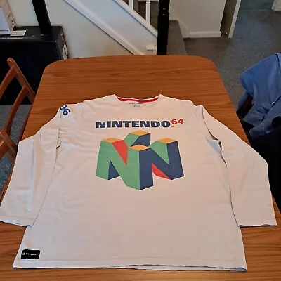Buy Nintendo 64 Long Sleeve T-Shirt Size XXL • 12£