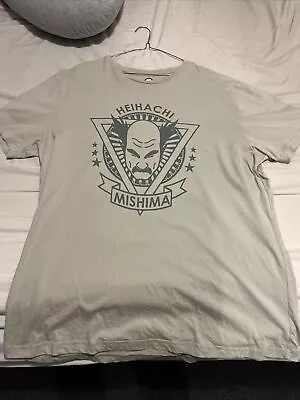 Buy Tekken Heihachi Mishima Mens T-Shirt Size 2XL/XXL Numskull Grey Shirt • 15.66£