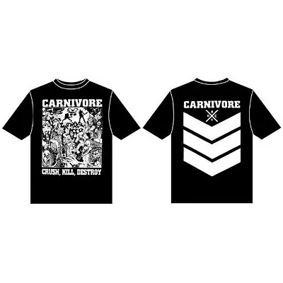 Buy ⛔️ Carnivore ⛔️ - Crush, Kill, Destroy - T-Shirt, Type O Negative Peter Steel • 16.40£