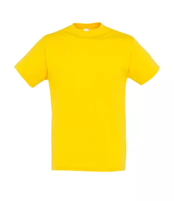 Buy Mens Unisex SOLS Regent Plain Ringspun Cotton T-Shirt Tee Shirt S - 4XL • 4.99£