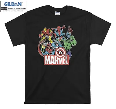 Buy Marvel Avengers Characters T-shirt Gift Hoodie Tshirt Men Women Unisex A700 • 11.95£