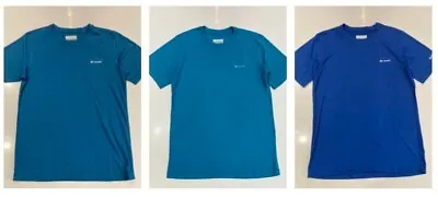 Buy Mens Ex Columbia Running Sports T-Shirt Gym Top Short Sleeve Wicking Rrp £30 • 12.99£