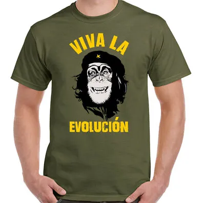 Buy CHE GUEVARA T-SHIRT Monkey Chimp Chimpanzee Revolution Atheist Atheism Anarchism • 10.99£