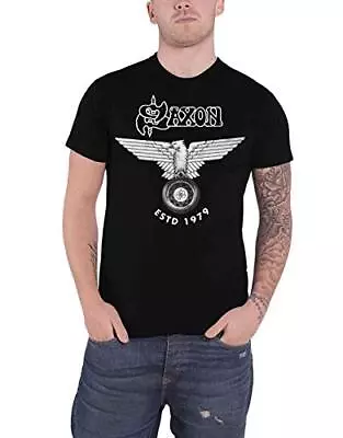 Buy SAXON - ESTD 1979 - Size L - New T Shirt - J72z • 17.15£