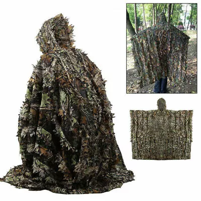 Buy 3D Camouflage Ghillie Suit Adults Military Woodland Hunting CS Game Tactical*Set • 13.56£
