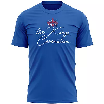 Buy The Kings Coronation T Shirt Mens Union Jack Crown Street Party 2023 Men • 13.99£