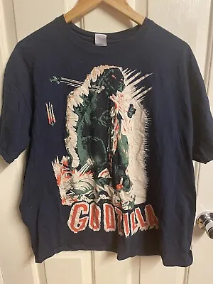 Buy RARE TOHO Godzilla 1954 Movie Poster Tee Shirt Size XL Vintage Style Design 2008 • 29.95£