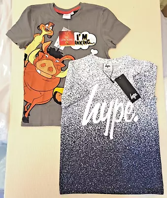 Buy Kids Bundle  Fun T Shirts Lion King Hype Short Sleeve  6-7-8 Years Cotton • 5£