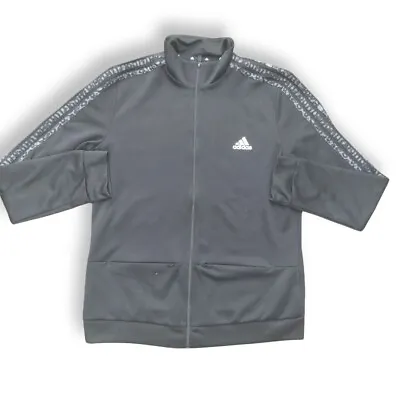 Buy ADIDAS Black AEROREADY SERENE CUT 3 STRIPES SLIM  Jacket Size 16 19 Years • 10.50£