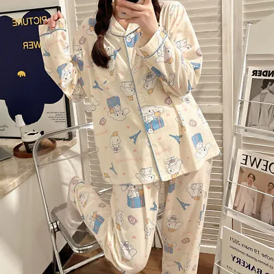 Buy Cinnamoroll Women Sleepwear Pajama Pants Soft Long Pyjamas Nightwear Cute New • 22.60£
