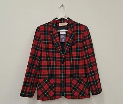 Buy Pendleton Tartan Wool Vintage Blazer Jacket • 30£