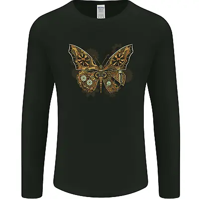 Buy Steampunk Butterfly Butterflies Mens Long Sleeve T-Shirt • 11.99£