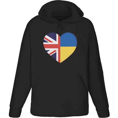Buy 'United Kingdom Ukraine Flag Heart' Adult Hoodie / Hooded Sweater (HO038247) • 24.99£