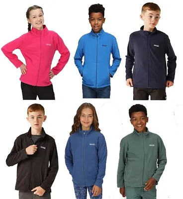 Buy Regatta Boys Girls UNISEX School Jumper Warm Fleece Full Zip Jacket Top 3-16 • 8.99£