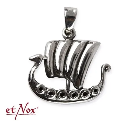Buy Real Etnox Viking Boat Pendant 925er Silver Symbol Jewelry - New • 28.55£
