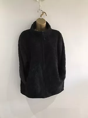Buy 🌿 DUNNES 🌿 Ladies Casual Teddy Bomber Style Jacket - Sz:L (14? 16?) 🌿 • 7.99£