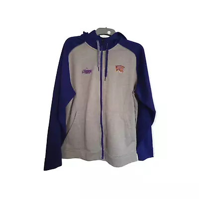 Buy Adidas Climawarm Western Illinois Team Issue Full Zip Hoodie, Grey/purple, XL • 32.99£