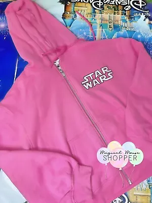 Buy 2024 Disney Star Wars Artist Series Will Gay Pink Zip Up Jacket Hoodie Size S • 105.63£