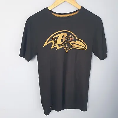 Buy Nike Baltimore Ravens T-Shirt Mens Small Black Tee Graphic Logo Athleisure • 11.99£