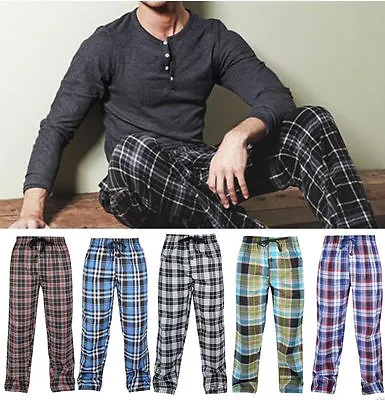 Buy Mens Lounge Pants Pyjamas Nightwear Loungewear Trouser Bottoms S M L XL • 6.48£