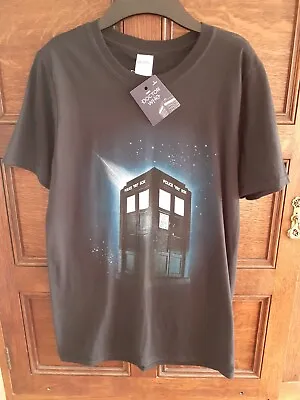 Buy Official DR WHO Tardis T-Shirt Black - Size Small (Youth) - Brand New - FREE P&P • 15£