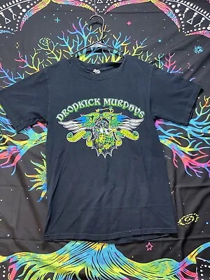 Buy Dropkick Murphys Band T-shirt Punk Rock Boston Small Skulls Clover Irish Plaid • 23.62£