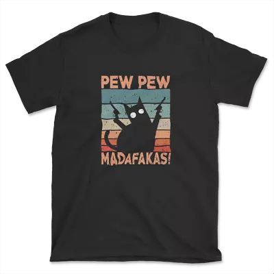 Buy Pew Pew Madafakas Cat Meme Vintage Orange Unisex Poison T-Shirt • 15.99£