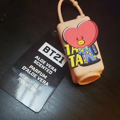 Buy Official BT21 Merch Tata V Hand Santizer Rubber Holder BTS Line Friends 방탄소년단 • 9.64£