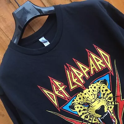 Buy GILDAN Def Leppard 'Rock Brigade' T-Shirt  | L |  Excellent Condition • 12.50£