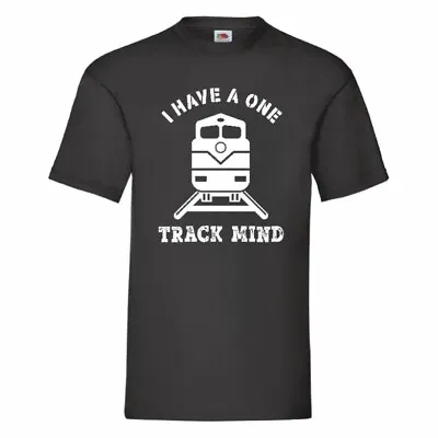 Buy I Have A One Track Mind Train T-Shirt Small-2XL • 9.44£