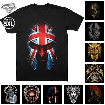 Buy UK British Flag T-Shirt Warrior Top Spartan Kingdom Empire Champion Fighter • 8.99£