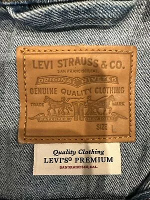 Buy Levis Womens Jean Jacket Size L • 4.76£