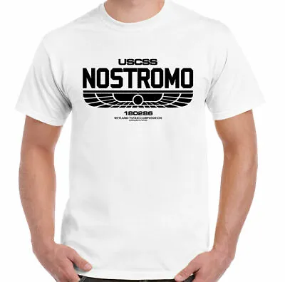 Buy Nostromo T-Shirt Mens Alien Film Movie USCSS Weyland 100% Retro Gift S- 3xl Tee • 6.99£