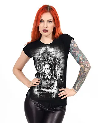 Buy Darkside Clothing WEDNESDAY Capsleeve T-Shirt • 19.95£