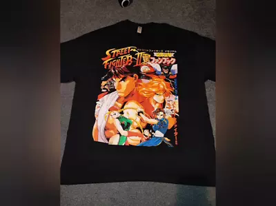 Buy Street Fighter 2 Mens Black XL T-Shirt • 15£