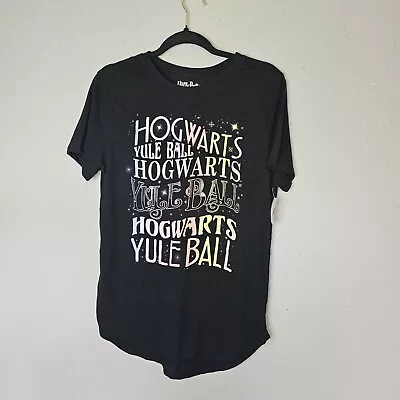 Buy Hogwarts Yule Ball Womens Black Tee Shirt Size L Large New • 9.73£