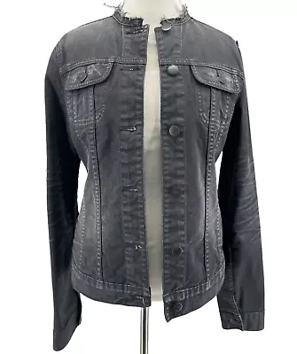 Buy J Brand Christopher Kane Women's Black Wash Denim Jean Jacket Size Small • 75.28£