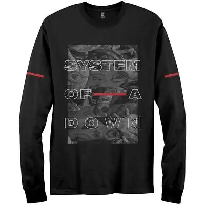 Buy System Of A Down Eye Collage Black Long Sleeve Shirt OFFICIAL • 21.19£