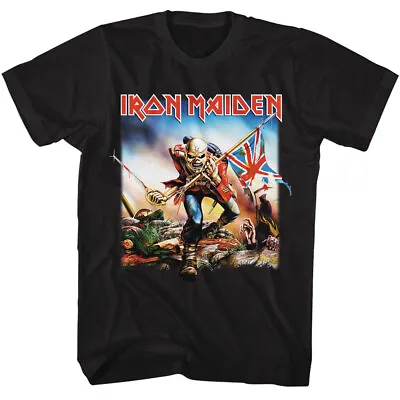 Buy Iron MaidenThe Trooper Album Cover Men's T Shirt Rock Band Merch • 53.68£