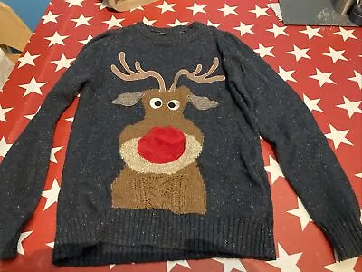 Buy Next Reindeer Christmas Jumper 11years • 7£