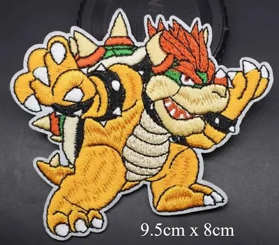 Buy Super Mario Bowser Character Iron-On Motif Patch • 3.49£