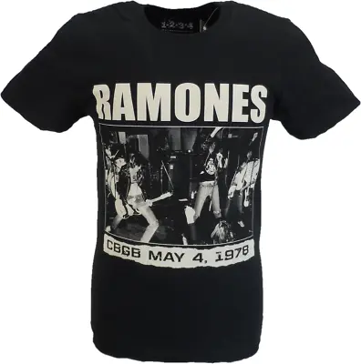 Buy Mens Black Official Ramones GBGB 78 T Shirt • 17.99£