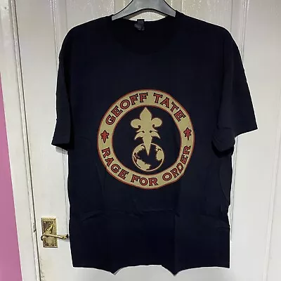 Buy Geoff Tate (Ex-Queensryche) Rage For Order 2022 World Tour T-Shirt - XL • 9.50£