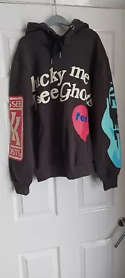 Buy Lucky Me I See Ghosts Hoodie Camp Flog Gnaw Kanye West Pullover Size Large  • 15£