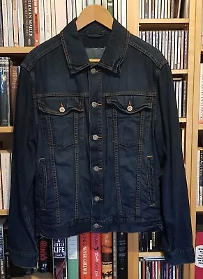 Buy Vintage Jean Jacket Large 40-42  French Blue Very Good Condition • 19.99£