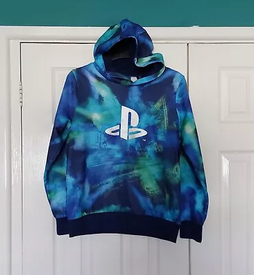Buy Next Boys Playstation Blue Mix Hoodie Age 12 Years Gamer Pullover Sweater Jumper • 2.99£