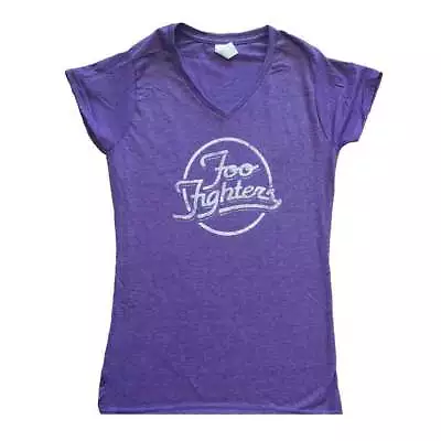Buy Foo Fighters Retro Text Band Logo T Shirt • 14.93£
