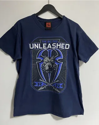 Buy Wwe Roman Reigns Big Dog Unleashed T- Shirt Mens Size Large • 12.99£